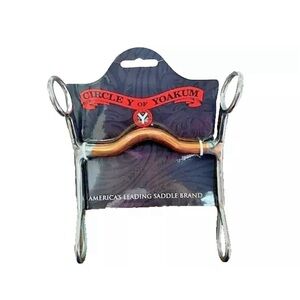 CIRCLE Y COPPER MOUTH 5" CUTTING HORSE BIT-- NEW WITH TAGS